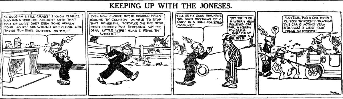 read keeping it up with the joneses comix