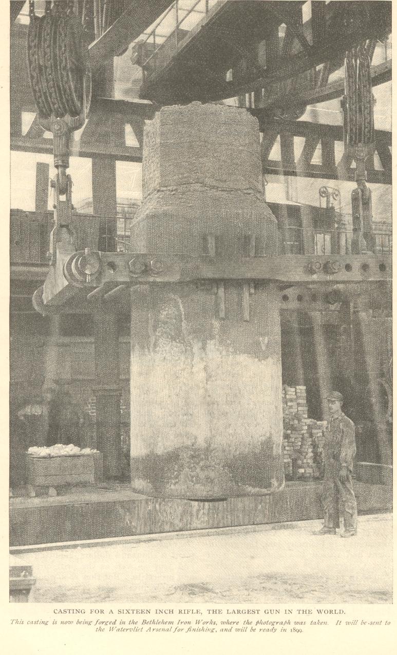 Casting the First 16-inch Gun